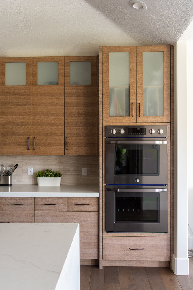 Custom double oven installation by Conner Construction Company in Orem, Utah kitchen Custom double oven installation by Conner Construction Company in Orem, Utah kitchen